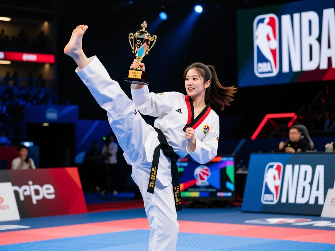 女子跆拳道比赛中黑马夺冠，逆袭惊艳！  第2张