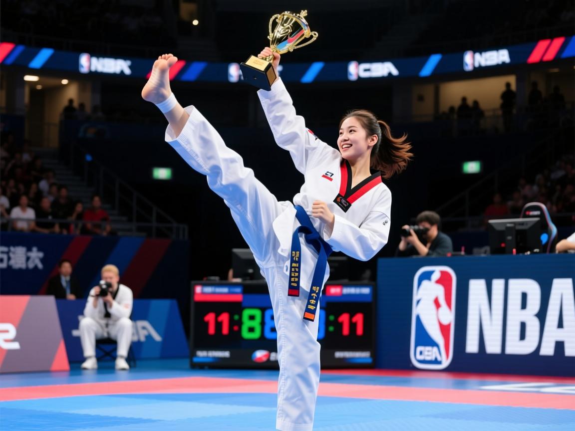 女子跆拳道比赛中黑马夺冠，逆袭惊艳！  第3张