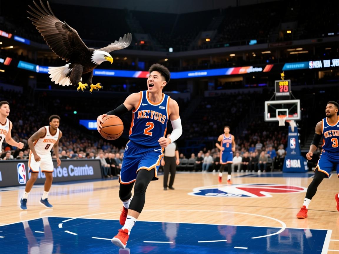 老鹰队大胜尼克斯队,杨则基出色发挥带领球队晋级 第3张